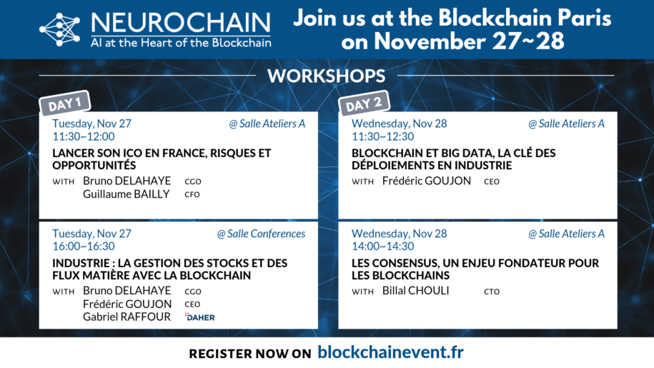 Join us at the Blockchain Paris on November 27_28